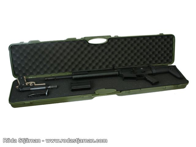 101INC Hardcase 123cm Grön vapenförvaring