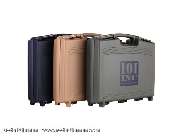 101INC Hardcase Pistol Grön/Tan/Svart vapenförvaring