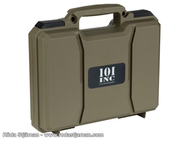 101INC pistolväska grön i hårdplast vapenförvaring