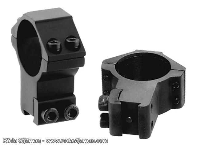 Leapers 30mm höga 9-11mm rail kikarsiktesringar sikten