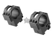 Leapers UTG Max Strength kikarsiktesringar 25,4 mm höga för Picatinny och Weaver