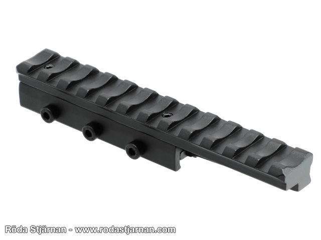 Umarex railadapter 11 mm kilspår till 21 mm picatinnyrail sikten