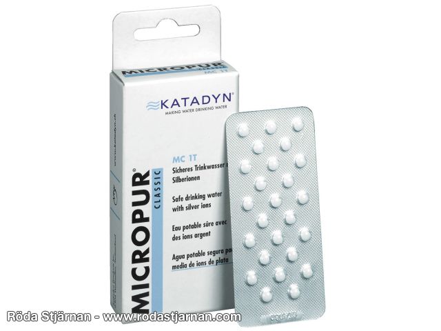 Katadyn Micropur Classic MC 1T Vattenreningstabletter