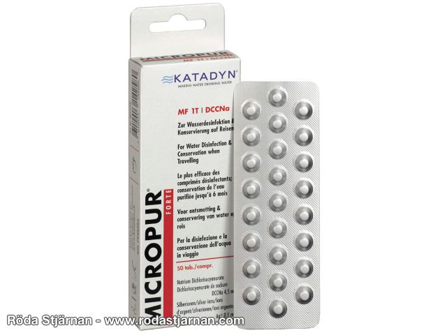 Katadyn Micropur Forte MF1T 50st vattenreningstabletter vattenreningstabletter