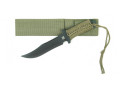 101INC grønn kniv 25 cm modell B med sagtann