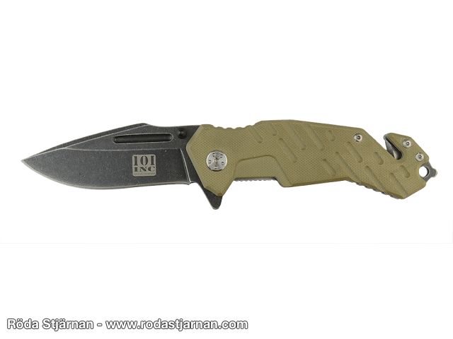 101INC Kniv Clip Desert Typ 8 Tan