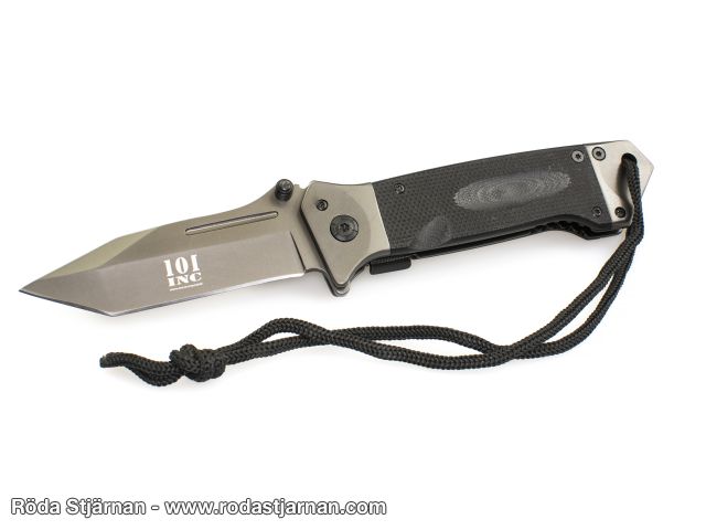 101INC Fickkniv DA35 Svart