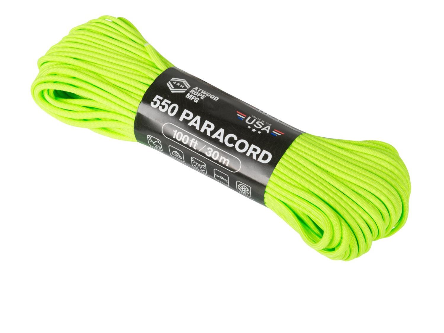 Product Image for Atwood 550 Paracord Neongrønn