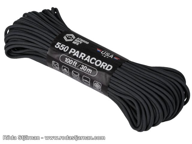 Atwood 550 Paracord Svart