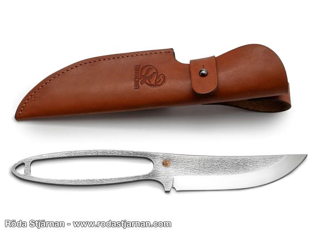 BeaverCraft SNK1 Skeleton Knife med Läderfodral