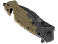 Commander foldekniv med glassknuser kniver