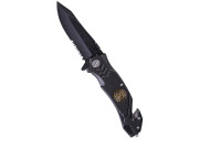 Mil-Tec Kniv Brannvesen Svart