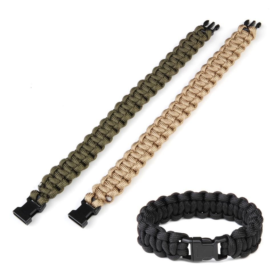 Product Image for Overlevelsesarmbånd Paracord 23cm Svart