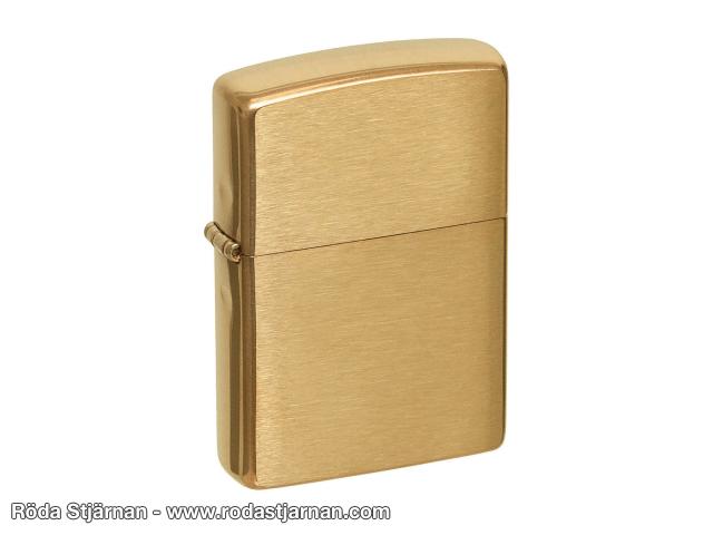Zippo lighter børstet messing lighter