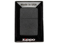 Zippo lighter svart black crackle lighter
