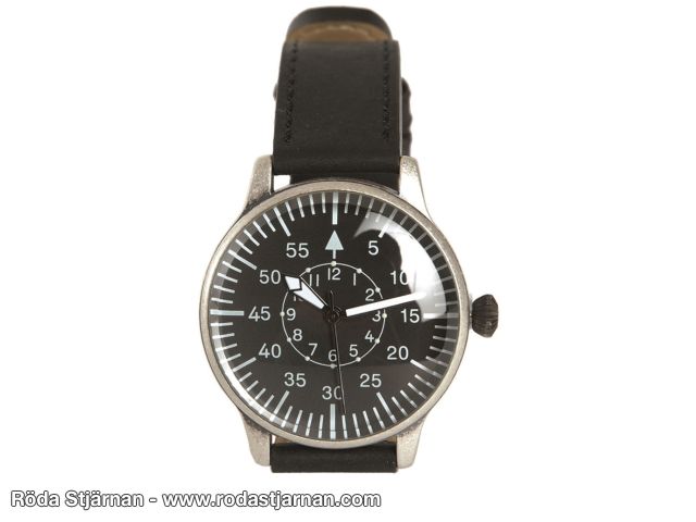 Armbandsur Pilot Fliegeruhr Svart