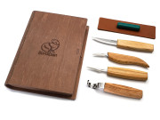 BeaverCraft S09 Täljset med skedkniv och tre knivar täljkniv
