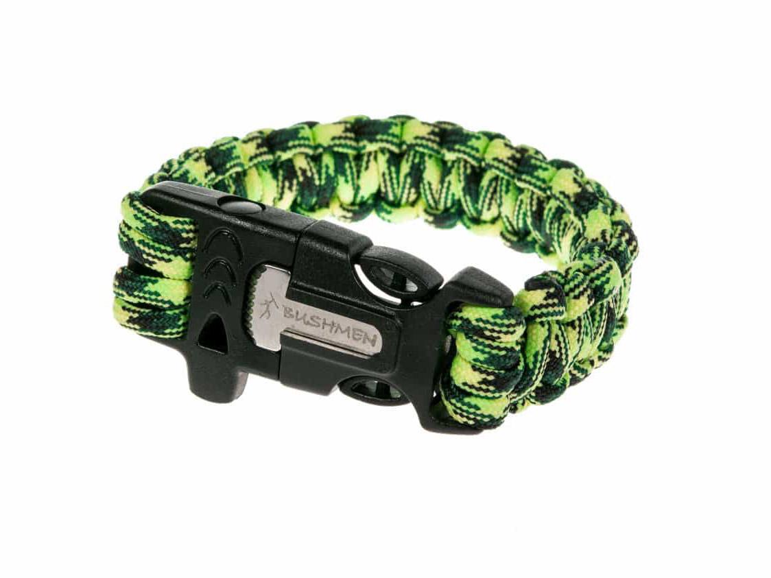 Product Image for Bushmen överlevnadsarmband med tändstål gecko