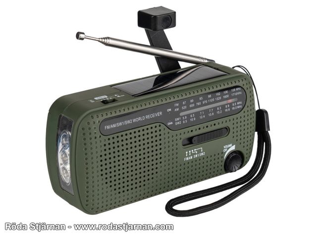 Fosco Nödradio med vev nödradio med vev