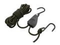 Fosco repspännare med krokar 4 m 6 mm grön rep och paracord