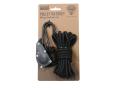 Fosco repspännare med krokar 4 m 6 mm svart rep och paracord