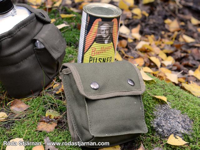 Kanvasficka liten grön bra att ha