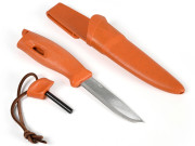 Light My Fire Swedish FireKnife 2in1 Rusty Orange Kniv med tändstål bushcraftkniv