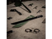Machete med tygfodral Grön
