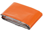 MFH Nödfilt 210x130 cm Silver/Orange