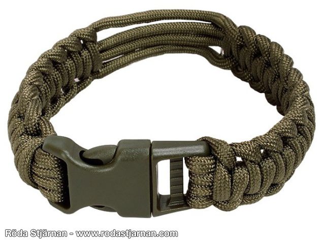 Överlevnadsarmband Paracord Klocka rep och paracord