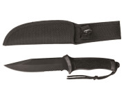 Stridskniv med gummihandtag