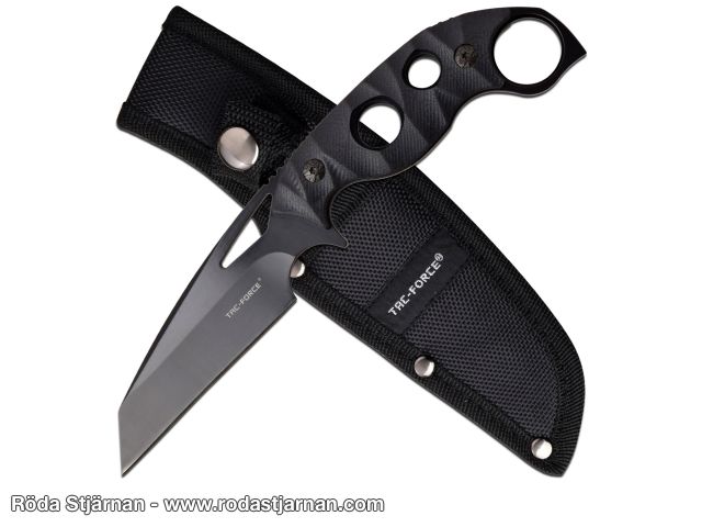 Tac-Force Wharncliffe cut Svart