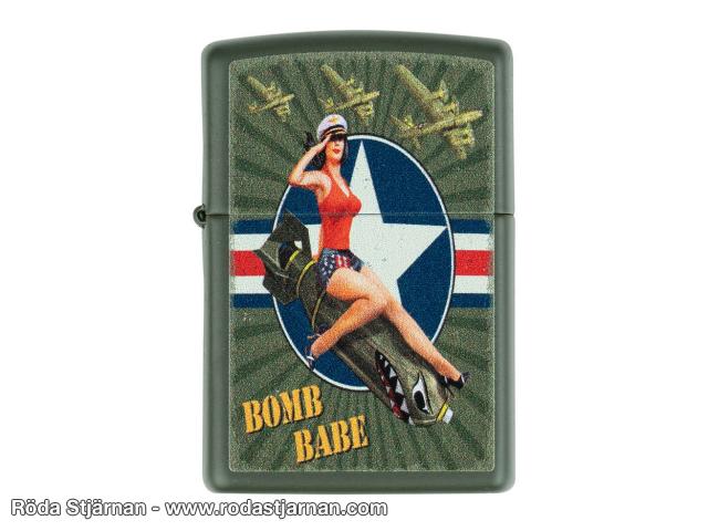 Zippo tändare Pin Up bomb babe tändare