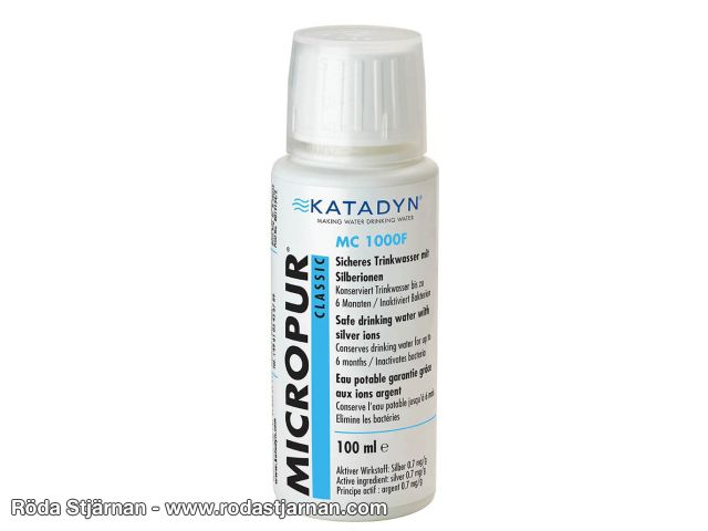 Katadyn Micropur Classic MC 1 000F water preservation water purification tablets