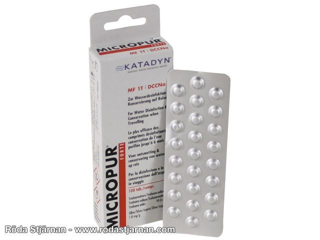 Katadyn Micropur Forte MF1T 100 tablets for water purification water purification tablets