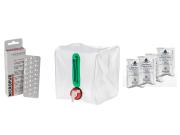 Water purification package – water purification tablets, water canister, and emergency water