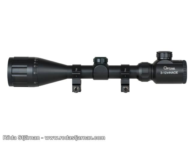 Hatsan Optima 3-12x44AOE illuminated riflescope for air rifles sights