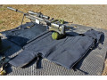 Shooting mat with gun case Black