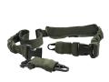 Strike Systems tactical two-point sling with hook olive green rifle slings
