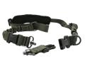Strike Systems tactical two-point sling with QD mounts olive green rifle slings
